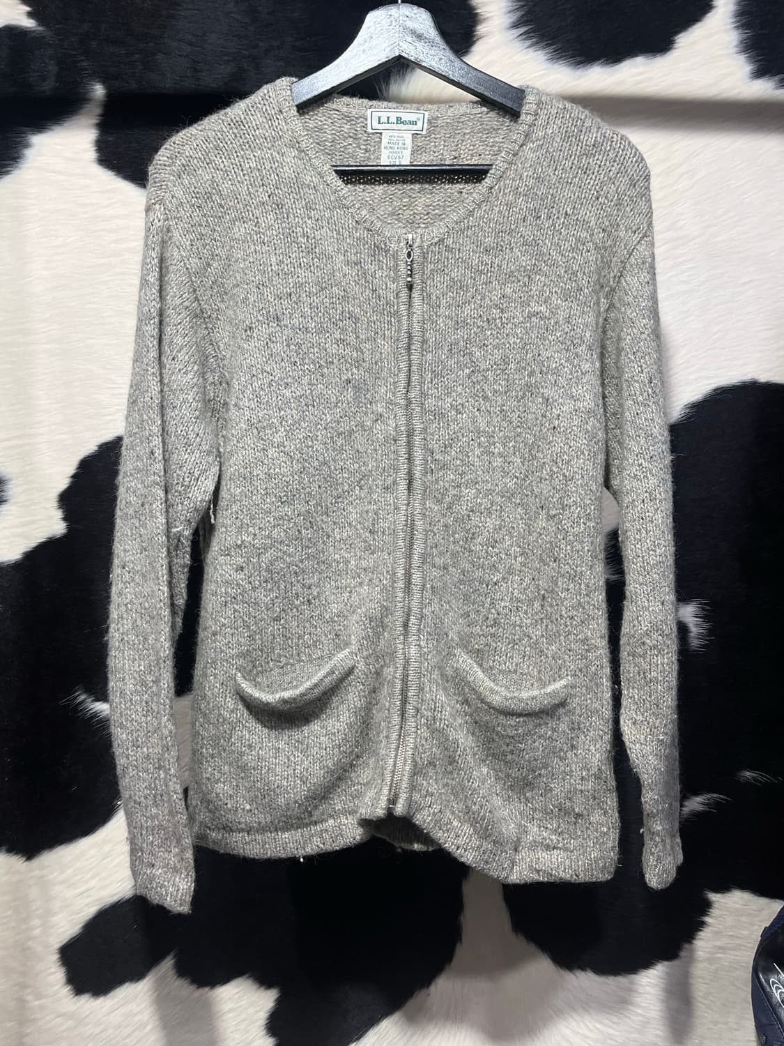 엘엘빈 니트 집업 상품이미지2