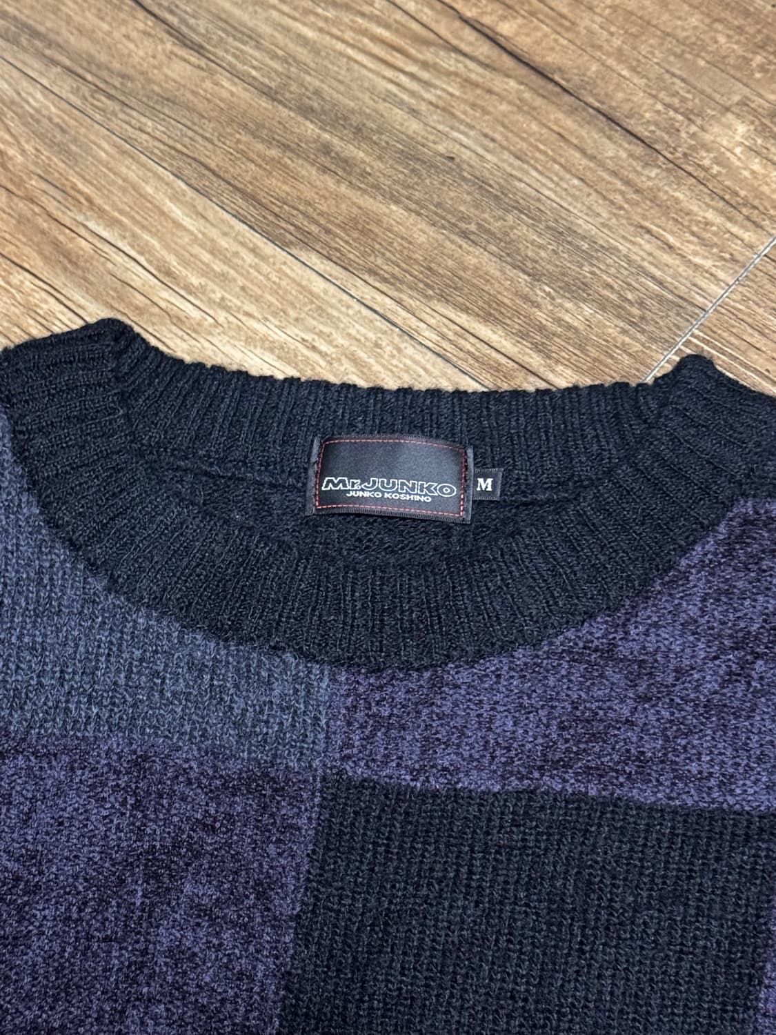 mr.junko 알파카 혼합 니트 스웨터 상품이미지4