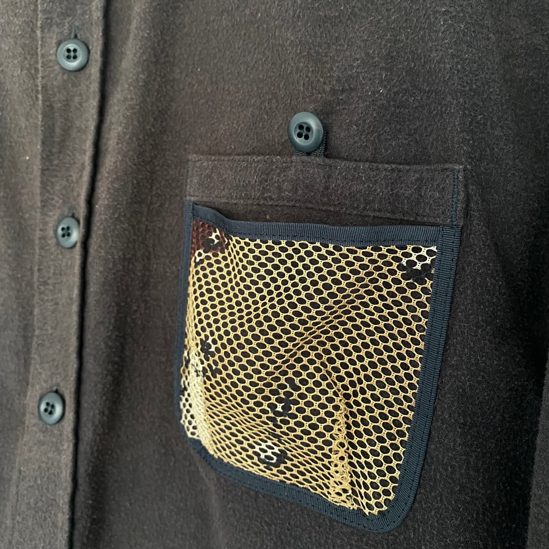 텐더로인 밀리터리 메쉬 셔츠 상품이미지4