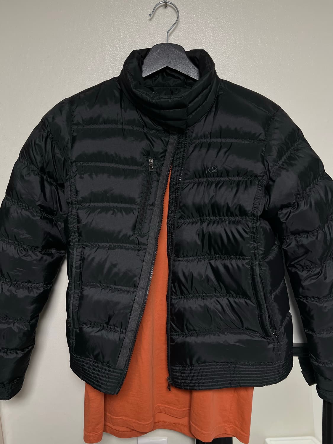 사선 구스 패딩 상품이미지2