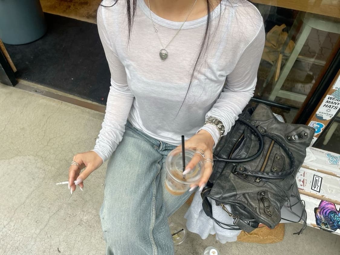 발렌시아가 클래식 모터백 그린 L 상품이미지9