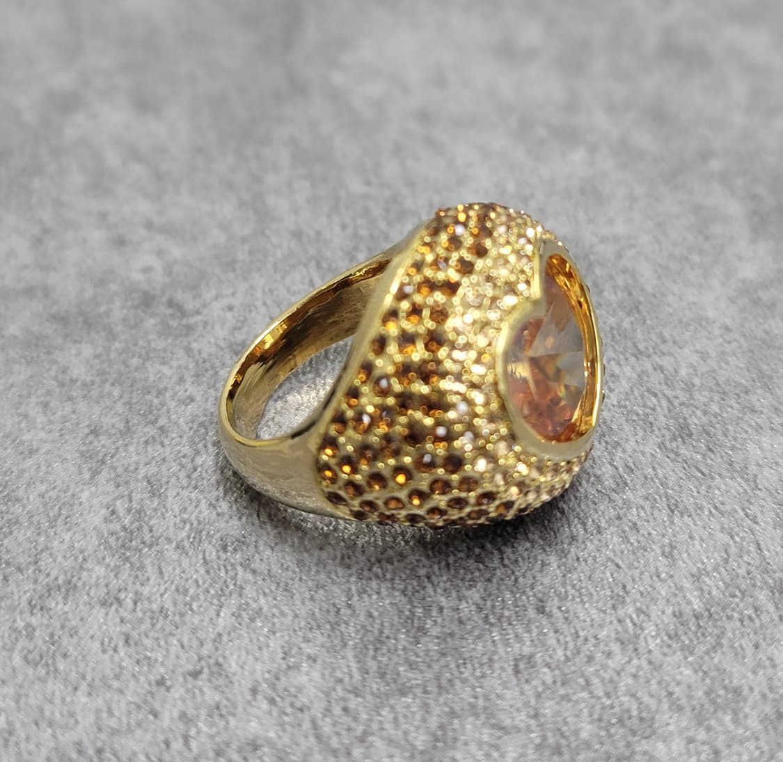 champagne gold heart ring 상품이미지6