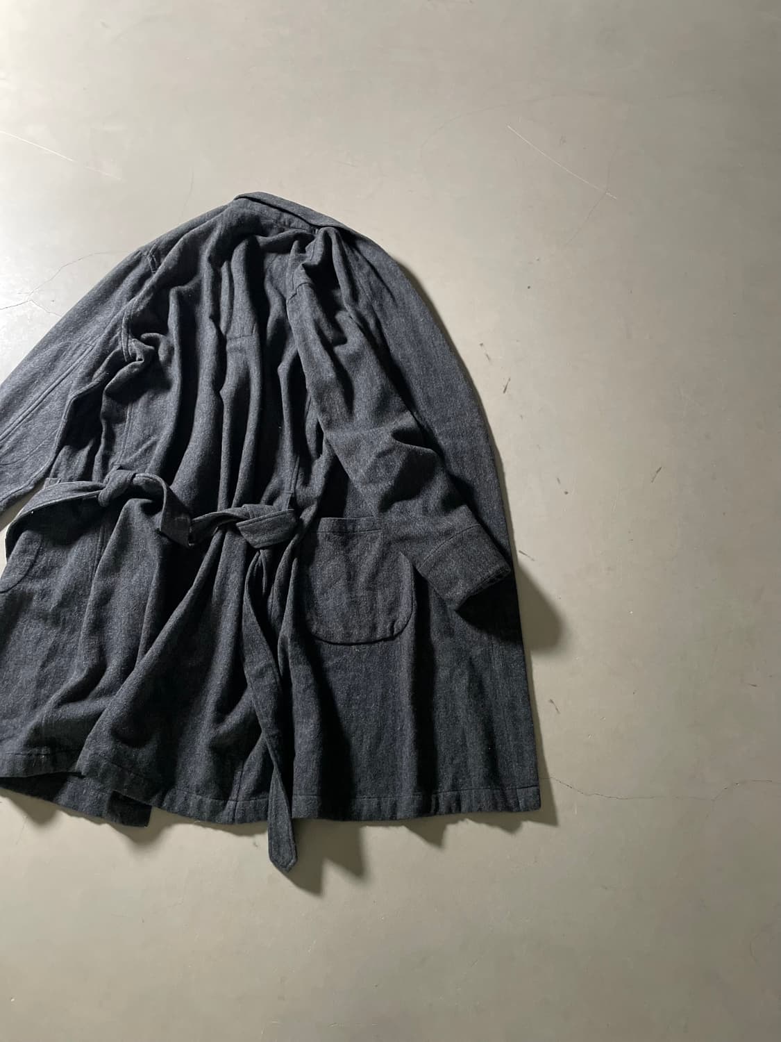 언유즈드 Belted Shawl Collar Robe Jacket 상품이미지6