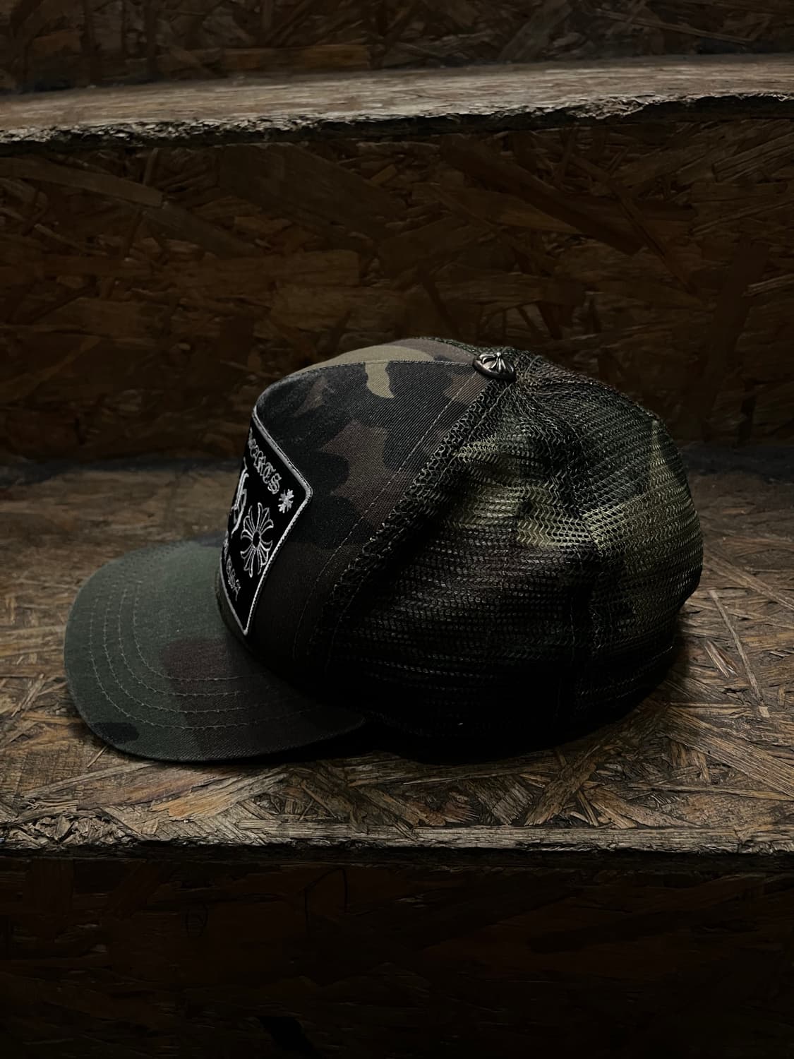 00~10s Chrome Hearts 크롬하츠 ch로고 카모 메쉬캡 상품이미지3