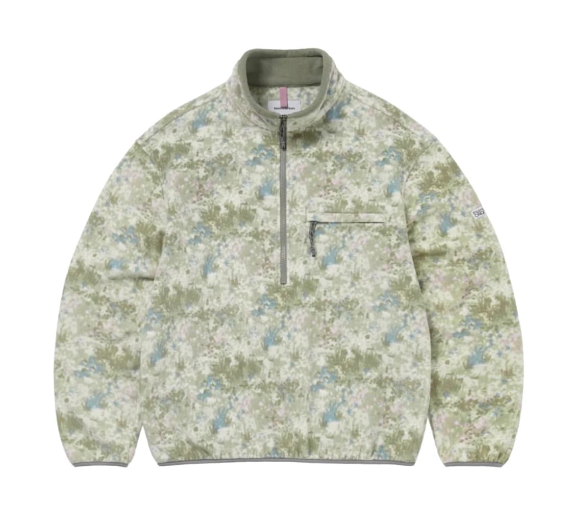 (구해요) 디스이즈네버댓 플리스 풀오버 플로럴 아이보리 상품이미지1