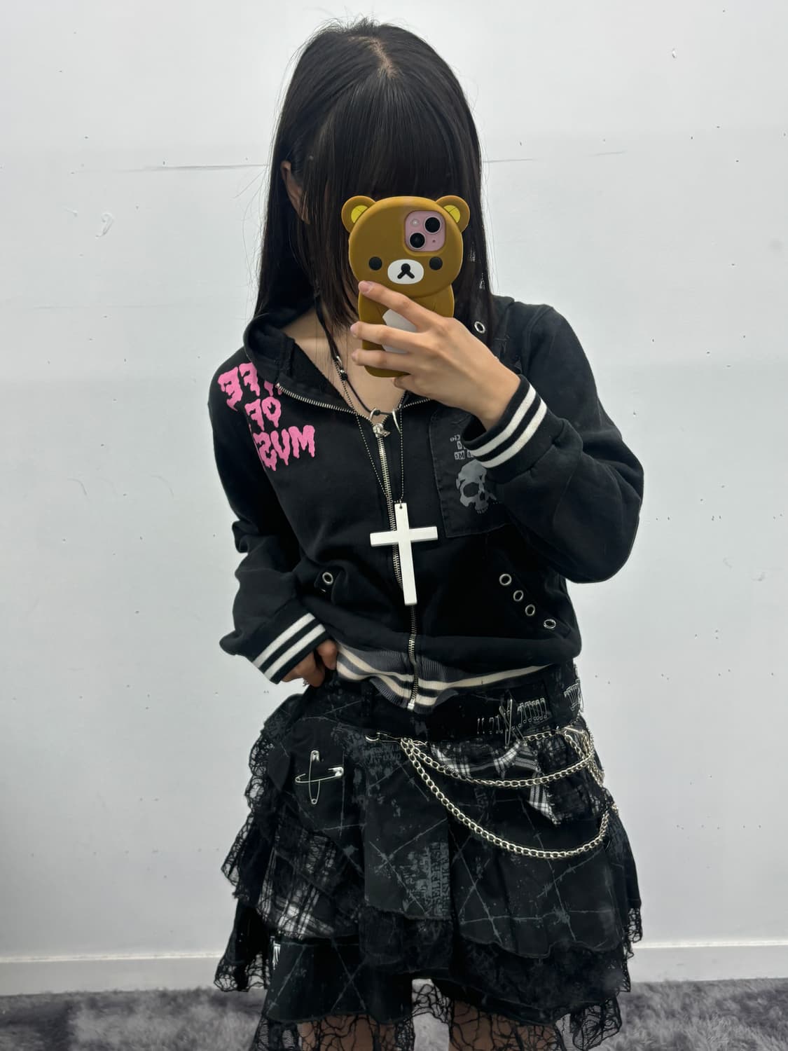 Mad punks 스파이더 웹 스커트 상품이미지4