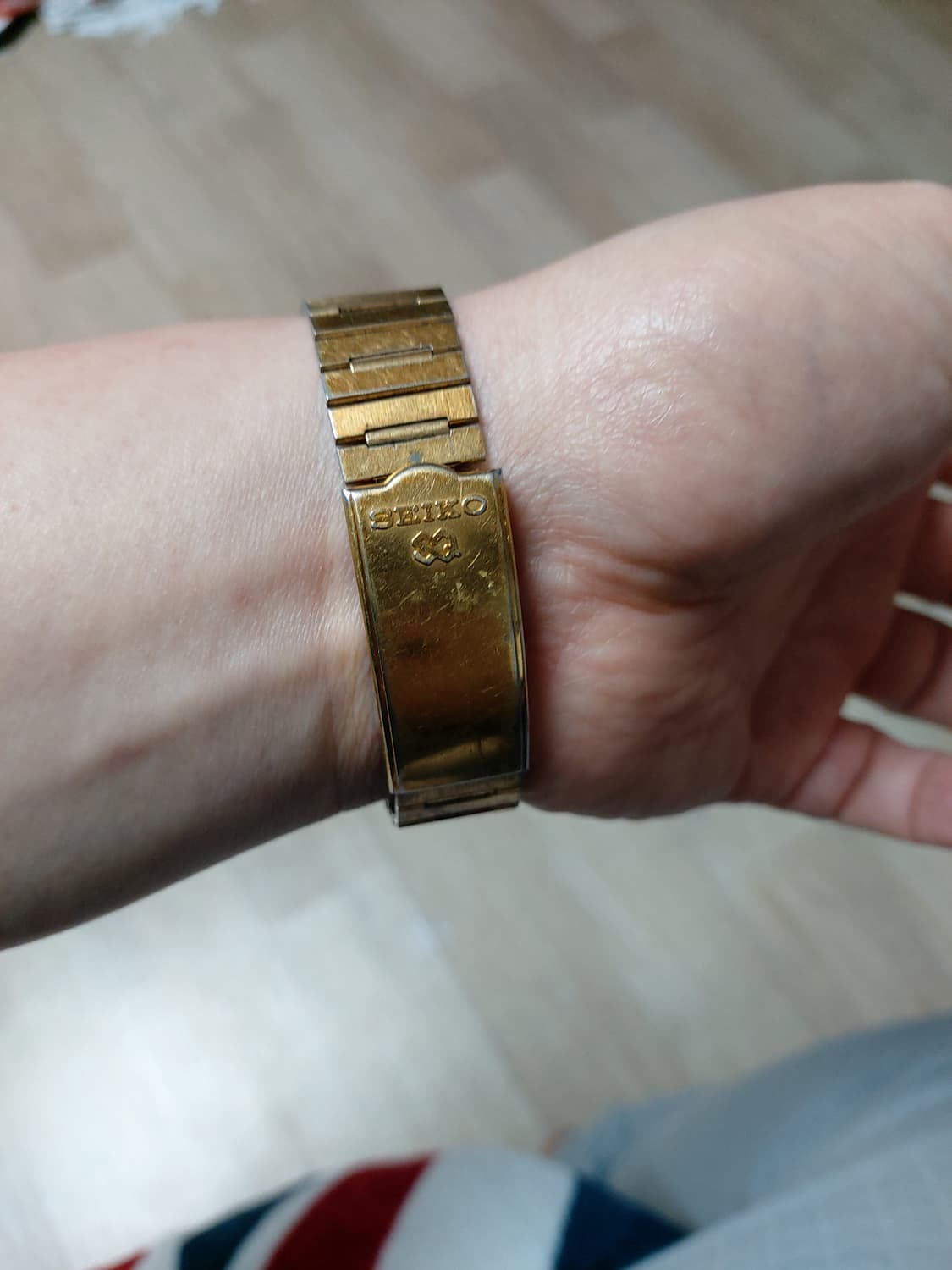 세이코 쿼츠 금장 빈티지 시계 상품이미지5