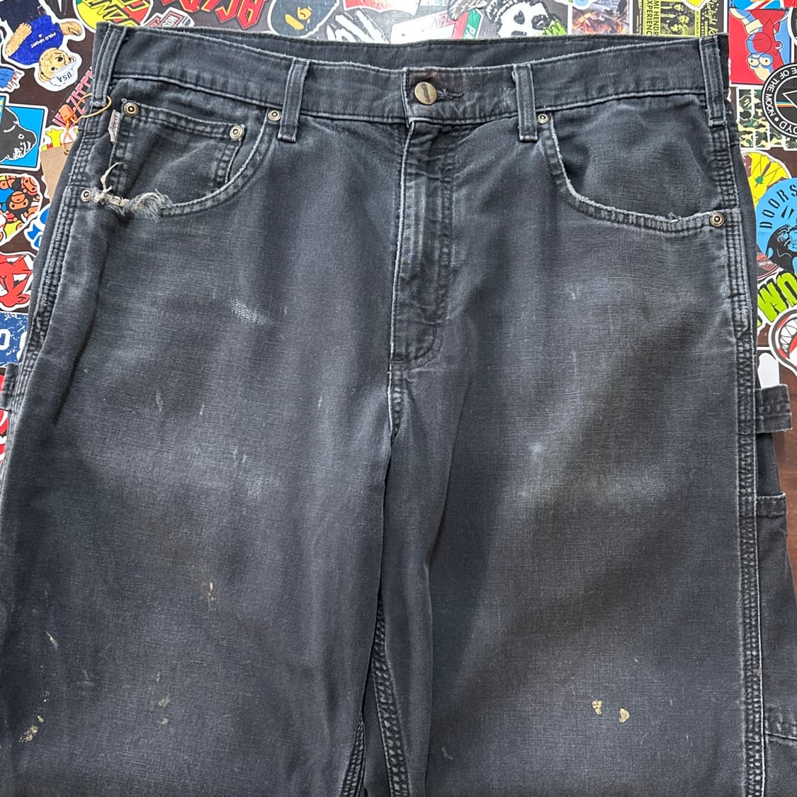 칼하트 카펜터 팬츠 B159-BLK 34 상품이미지5