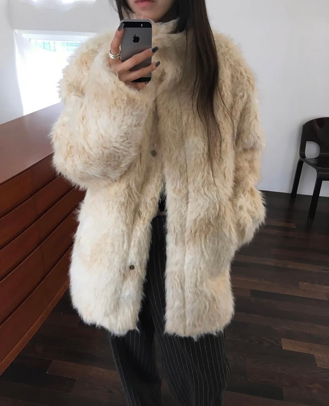 퍼자켓 아이보리  상품이미지1