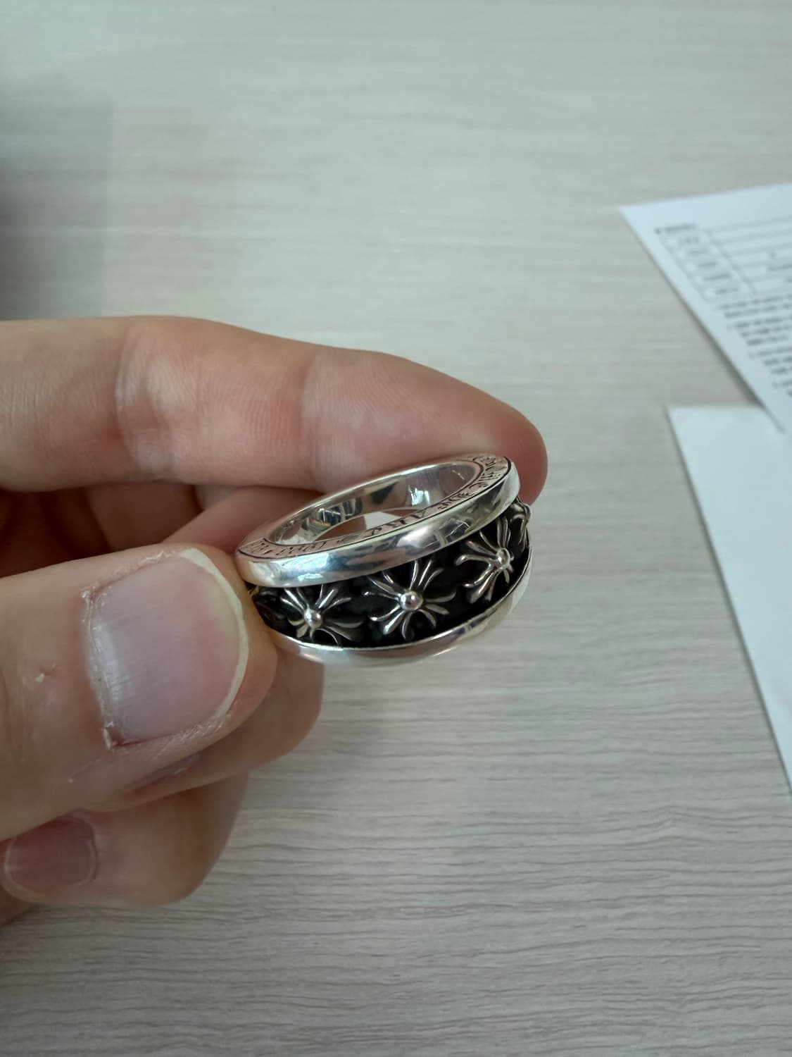 [19호] 크롬하츠 CH플러스V밴드링 상품이미지7