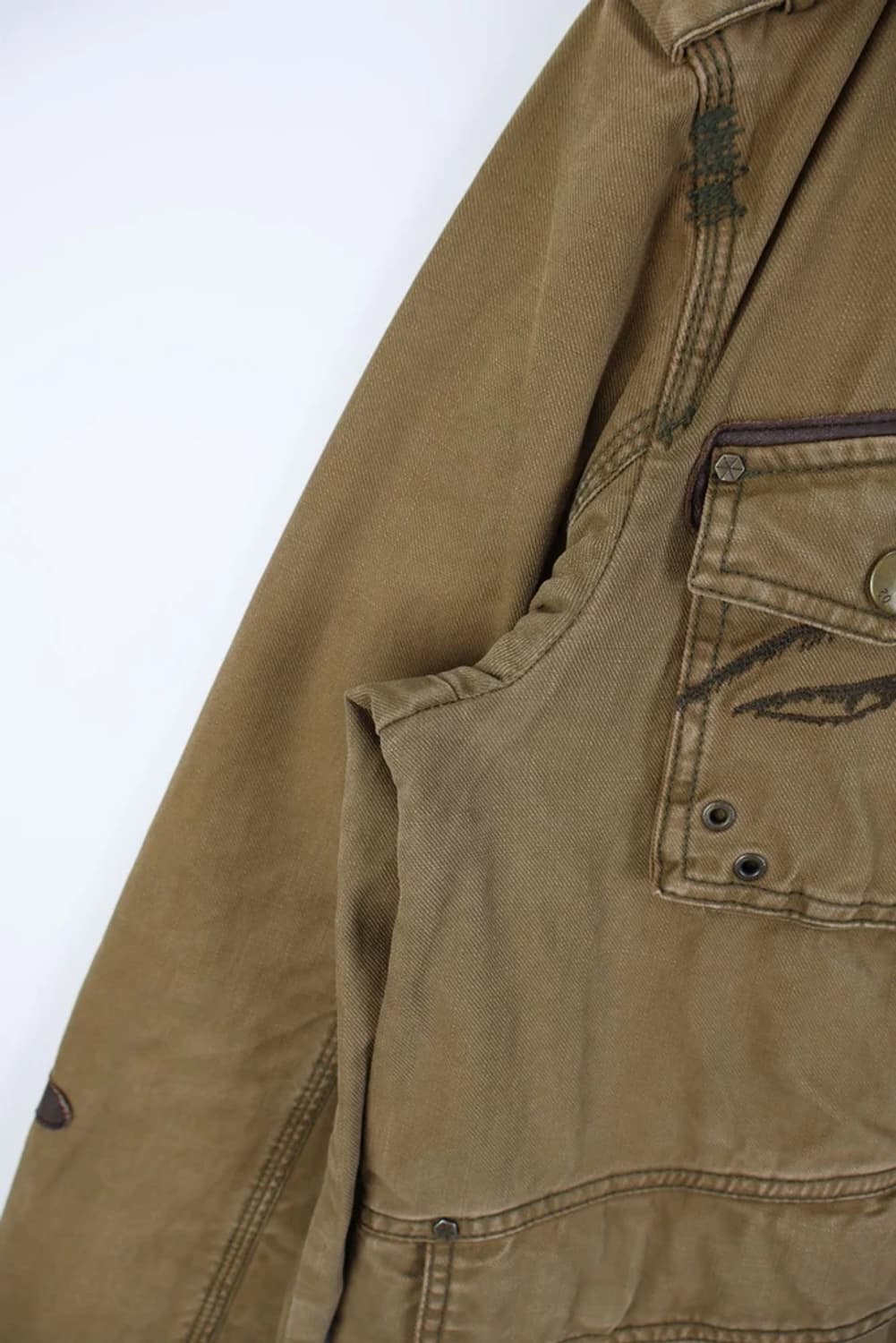 빈폴 진스 빈티지 레어 스티치 멀티포켓 자켓 상품이미지8