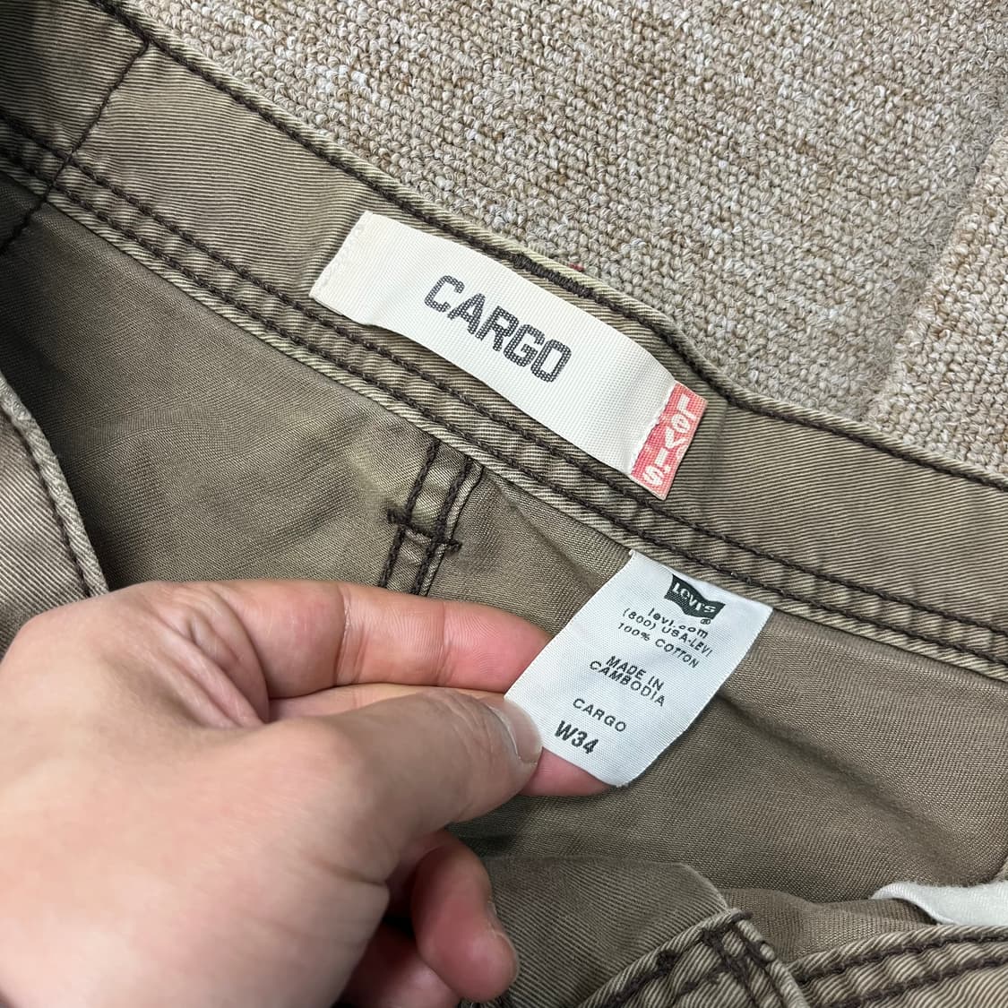 리바이스 카고 버뮤다 팬츠 상품이미지6