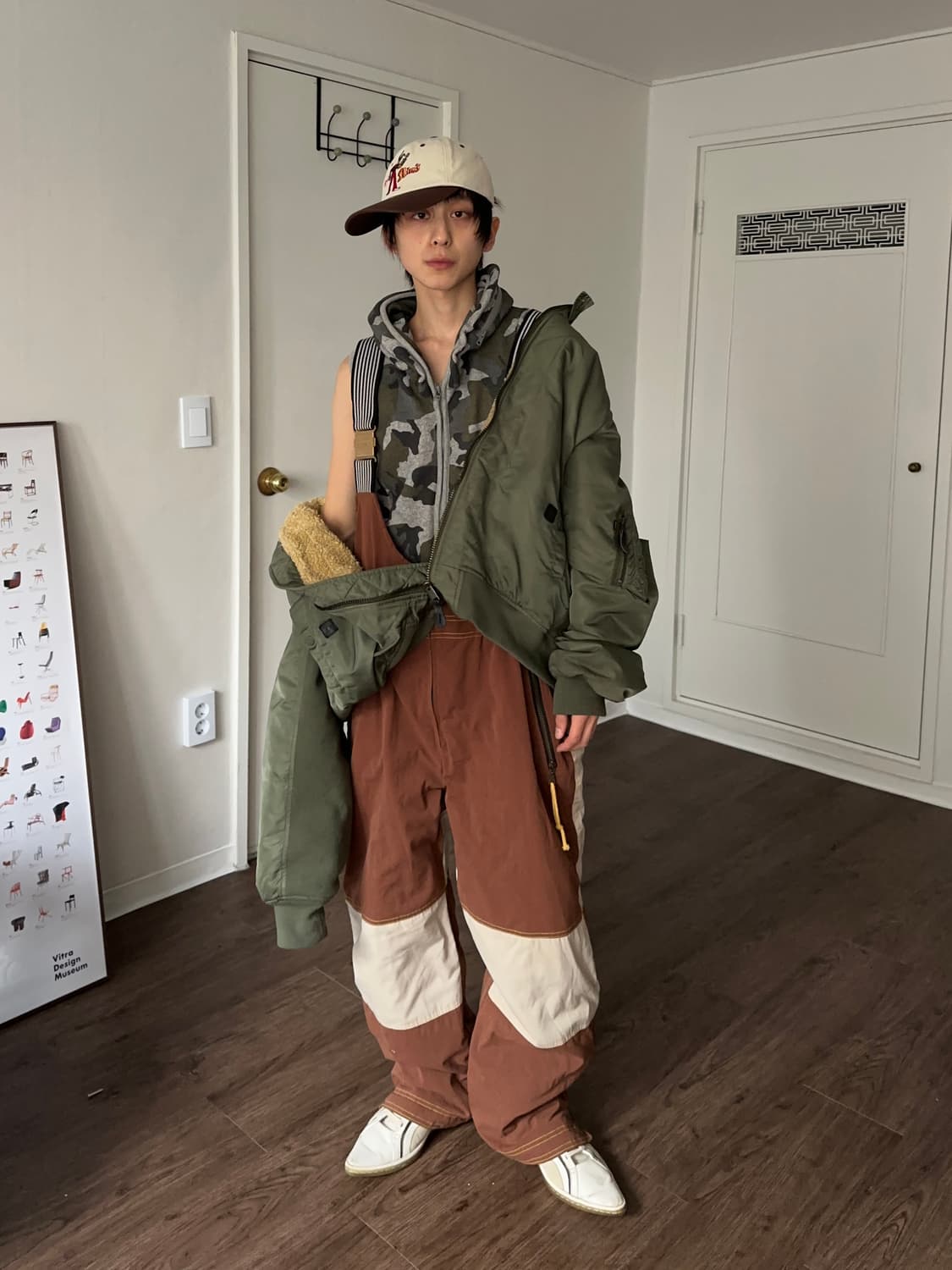 Scot Club 카모플라쥬 후드 베스트 상품이미지3