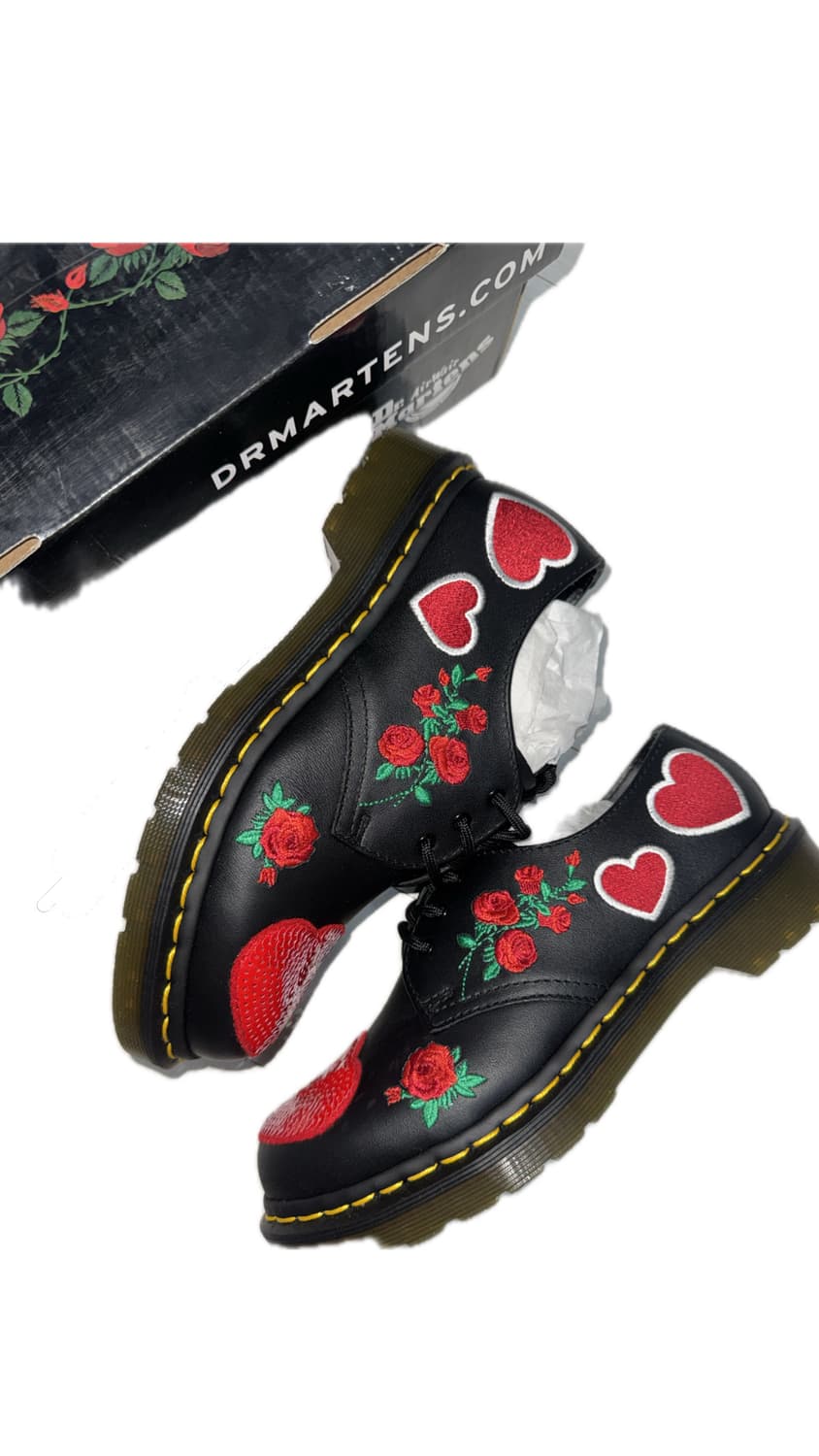 DR.MARTEN 1416 HEARTS BLACK+DM'S RED 상품이미지2