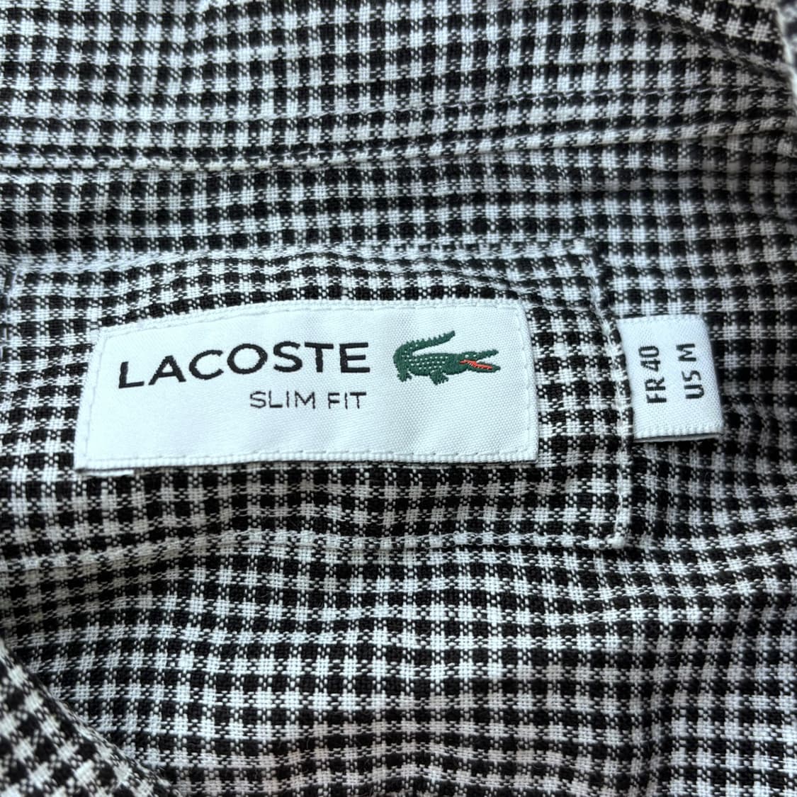 M 라코스테 남성 체크 린넨 셔츠 0310E 상품이미지3