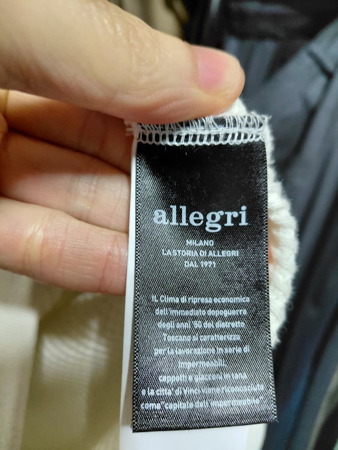 [알레그리]테리 카라 맨투맨 M(100~105)사이즈 상품이미지5