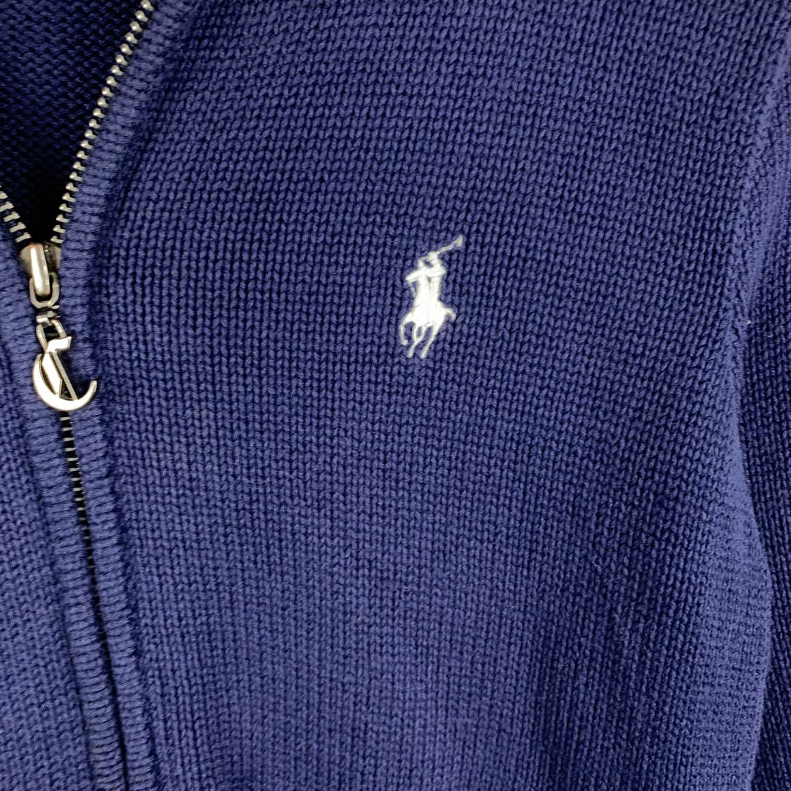 폴로 랄프로렌 네이비 가디건 니트 집업 상품이미지3