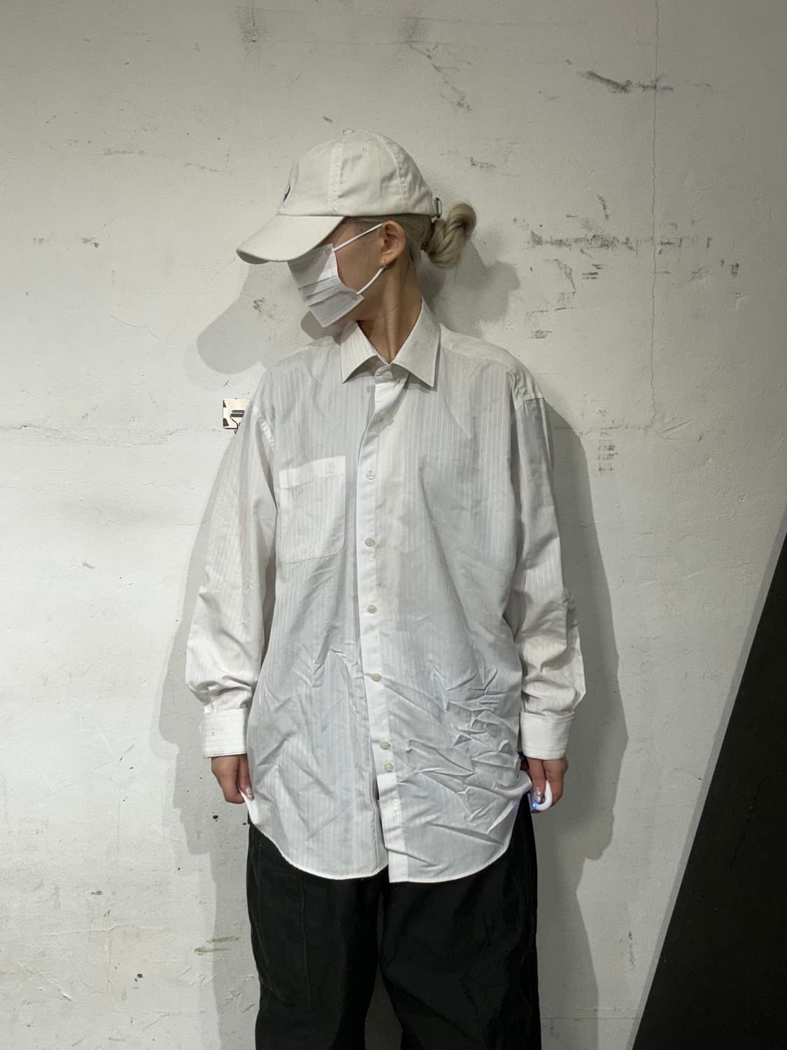 닥스 화이트 오버핏 셔츠 105 상품이미지2