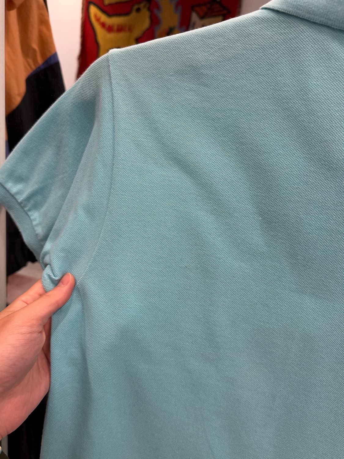 Lacoste 라코스테 pk 반팔 티셔츠 (mint) 상품이미지5