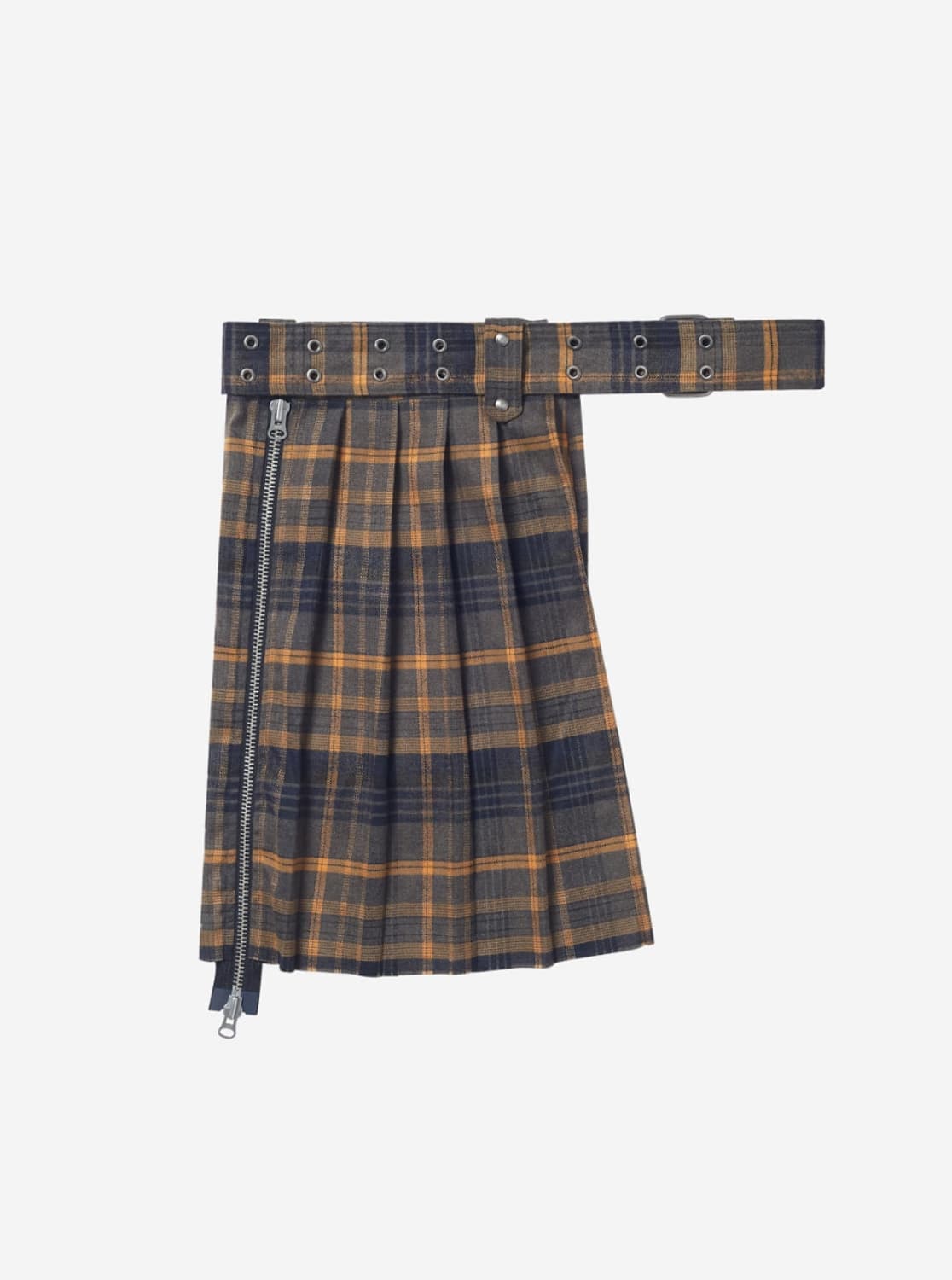 베이컨트 아카이브 BAJESS LAYERED SKIRT BELT CHEC 상품이미지2