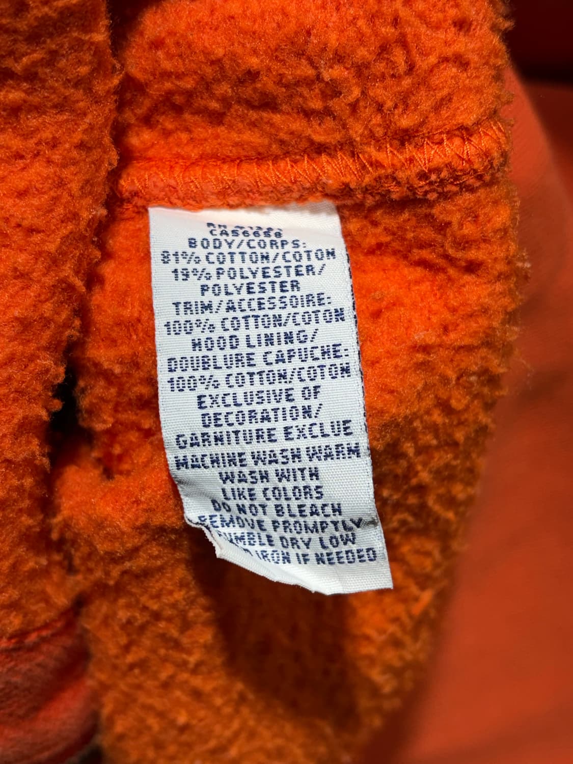 S 폴로랄프로렌 오렌지 와플 후드집업 상품이미지6