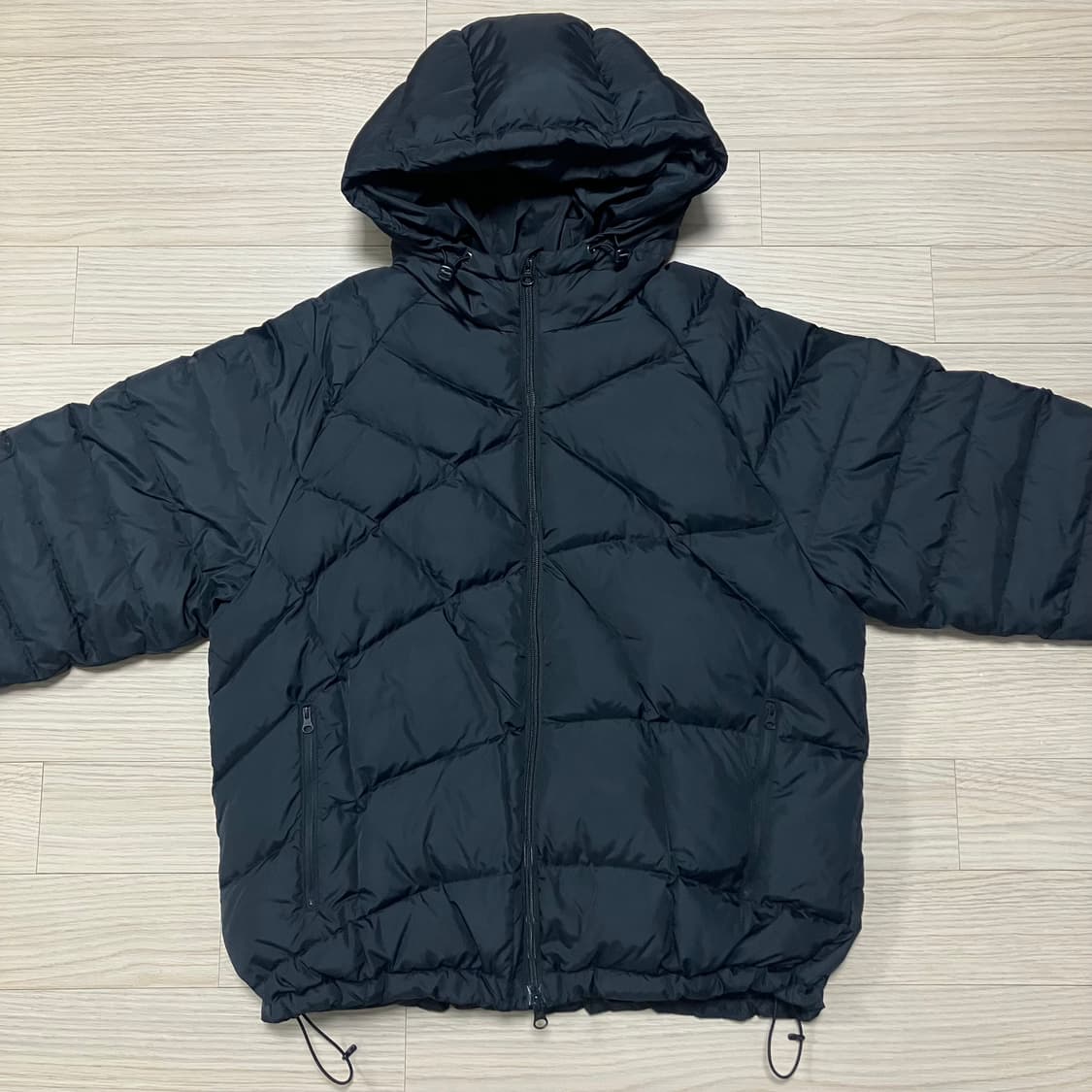 [3] 해칭룸 23fw 웹 구스다운 푸퍼 자켓 블랙 상품이미지2