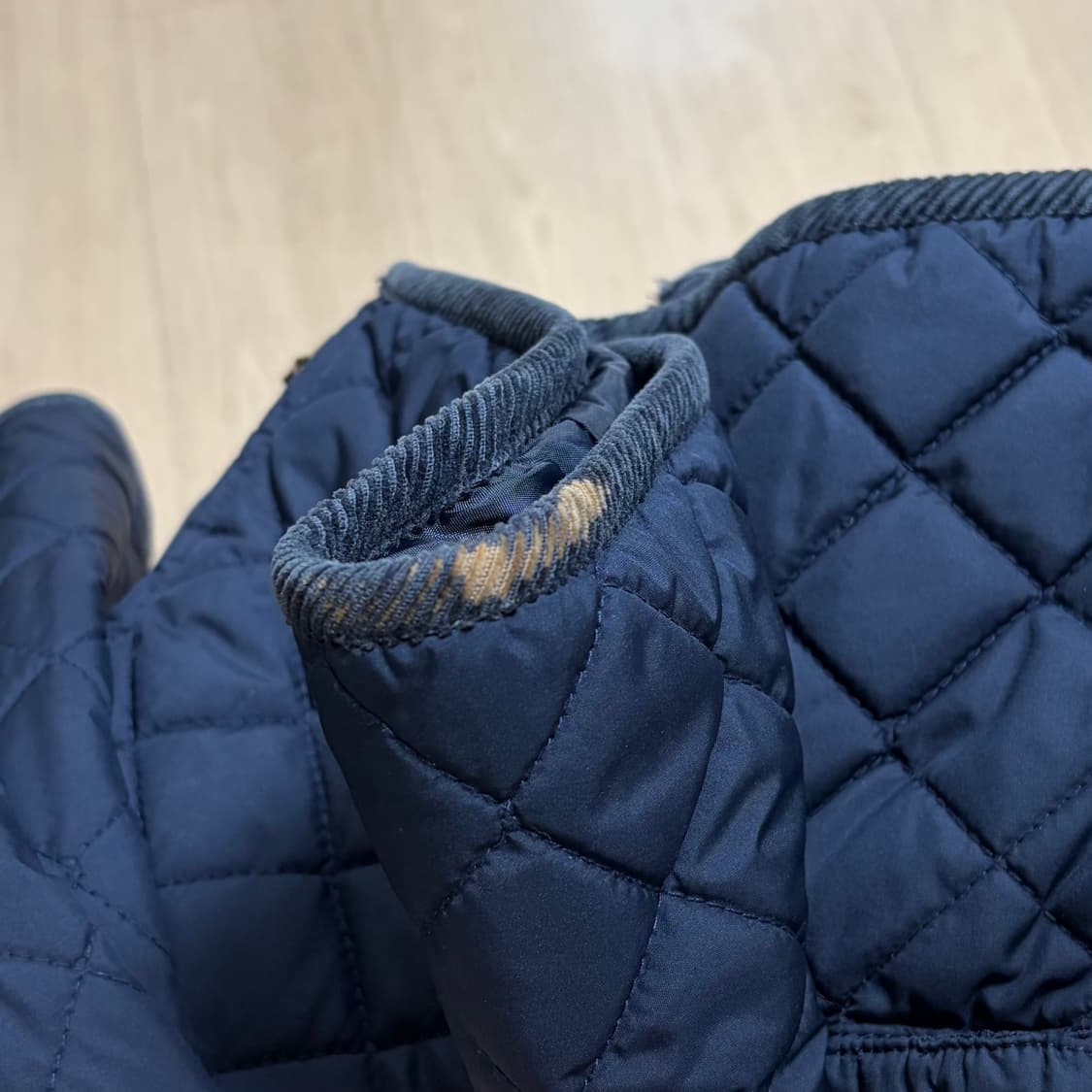 폴로 랄프로렌 네이비 퀼팅 자켓 걸즈 XL(16) 상품이미지3