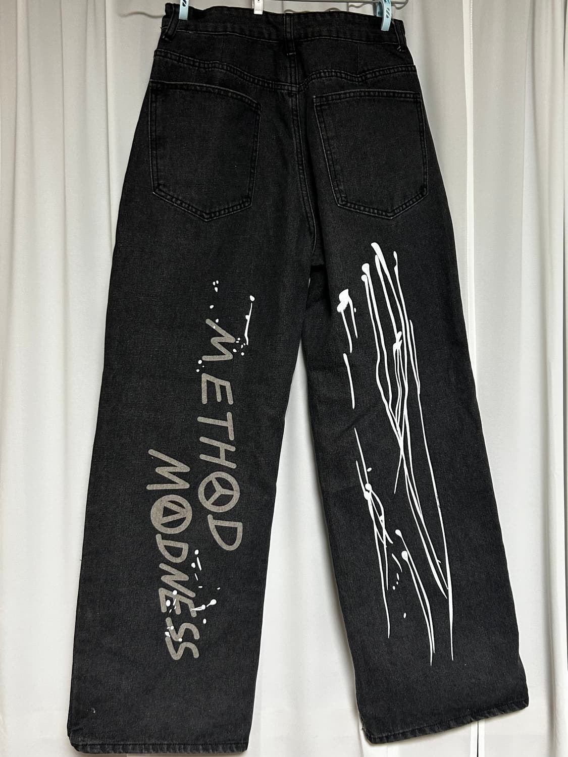 와이드 페인팅 데님 팬츠 (L) 상품이미지2