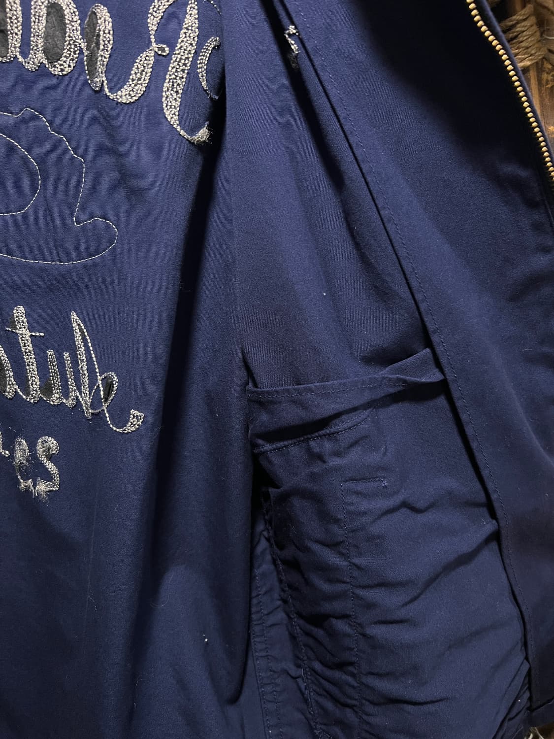 [M]슈가케인 루니툰 로드러너 그래픽 네이비 드리즐러 자켓 상품이미지7