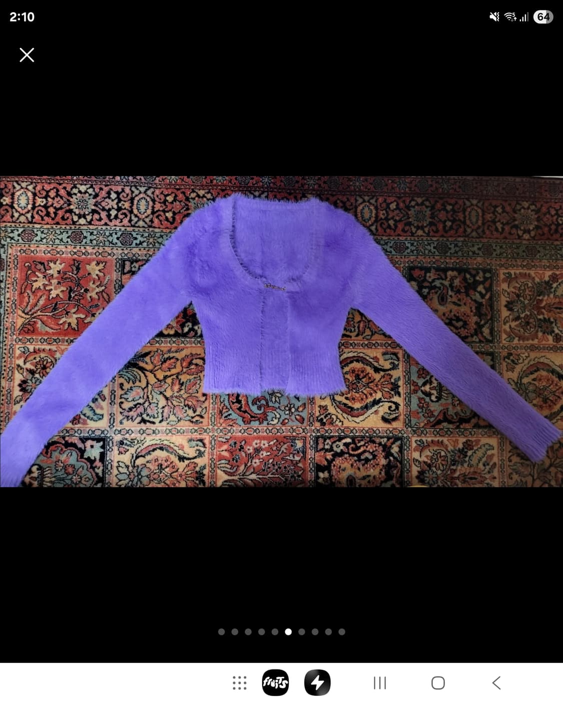 정품 자끄뮈스 라마이유 네브 망슈 가디건 연보라  상품이미지6