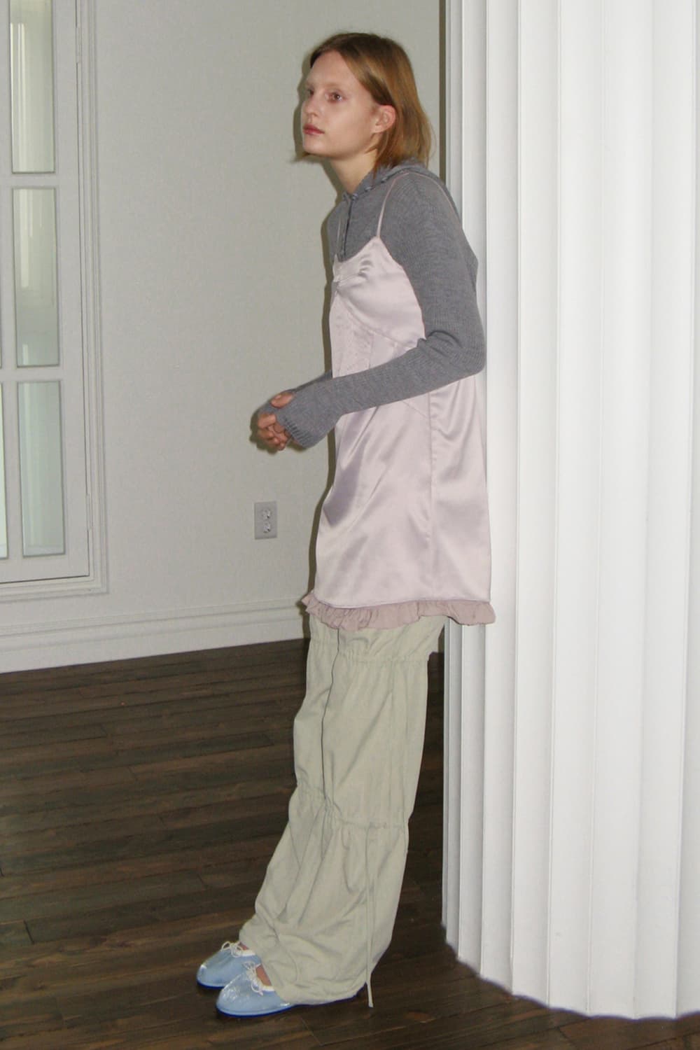 시눈 WORK WEAR STRING PANTS (LIGHT KHAKI) 상품이미지2