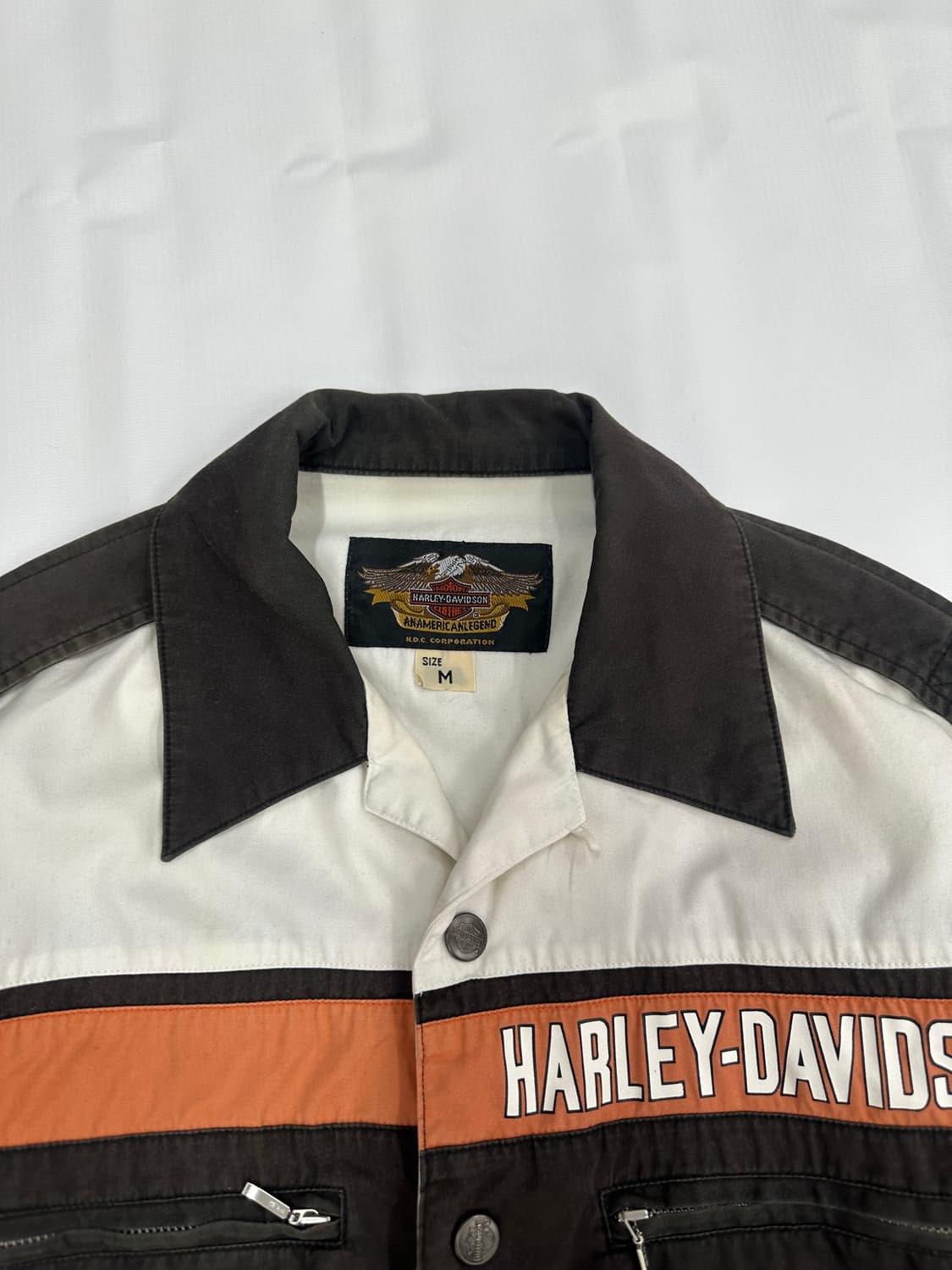 할리데이비슨 브라운 셔츠 빈티지 펑크 시크 보헤미안 상품이미지6