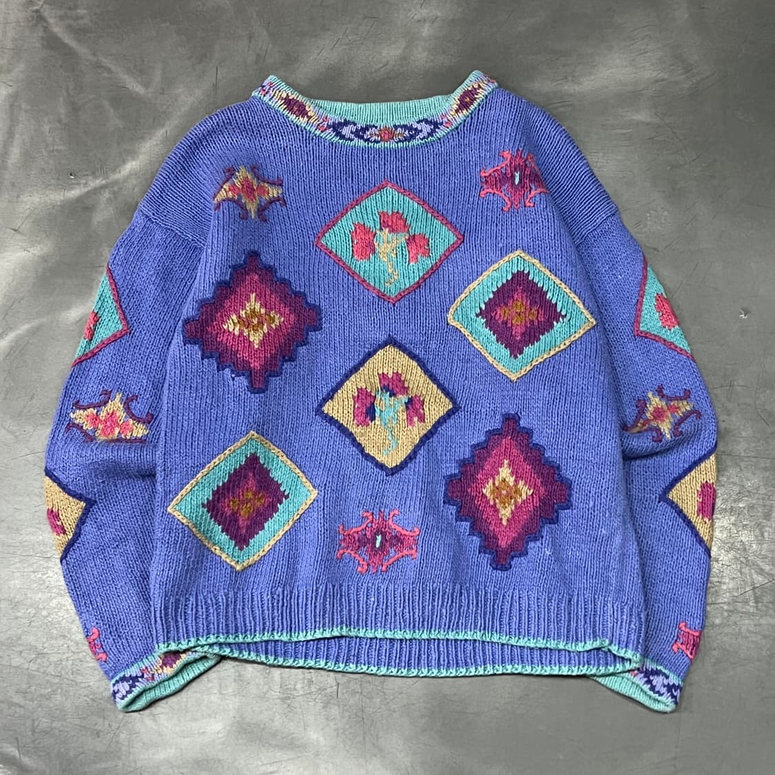  엘엘빈 지오메트릭 니트 y15407 상품이미지1