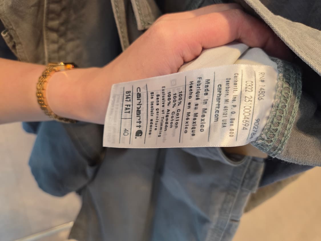 [22년식] 칼하트 B147 캔버스 워크쇼츠 (FAT 컬러 /카펜터) 상품이미지5