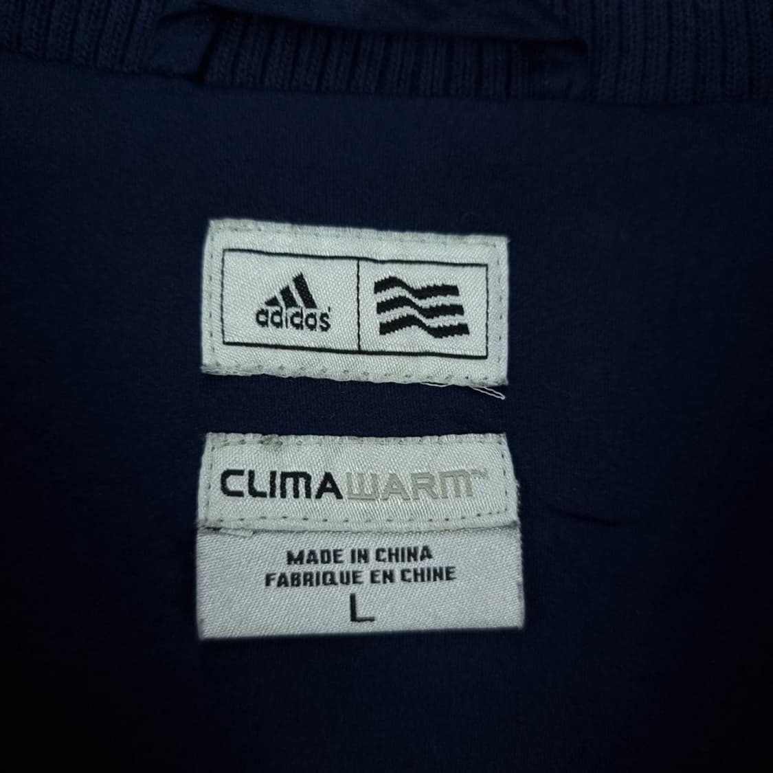 [아디다스] 빅로고 스포츠 져지 트랙탑 집업 자켓 네이비 M19755 상품이미지6