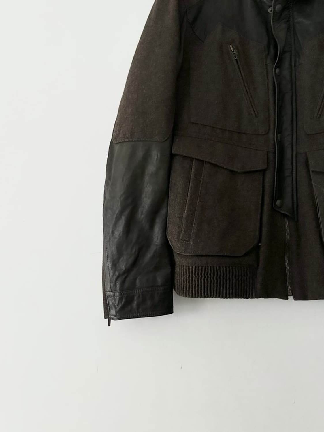 CHRIS. CHRISTY Urban leather zip jacket  상품이미지3