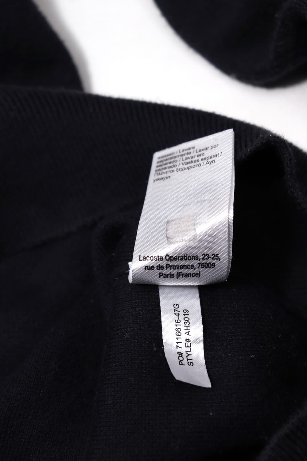 LACOSTE 다크 네이비 니트 size L 상품이미지7