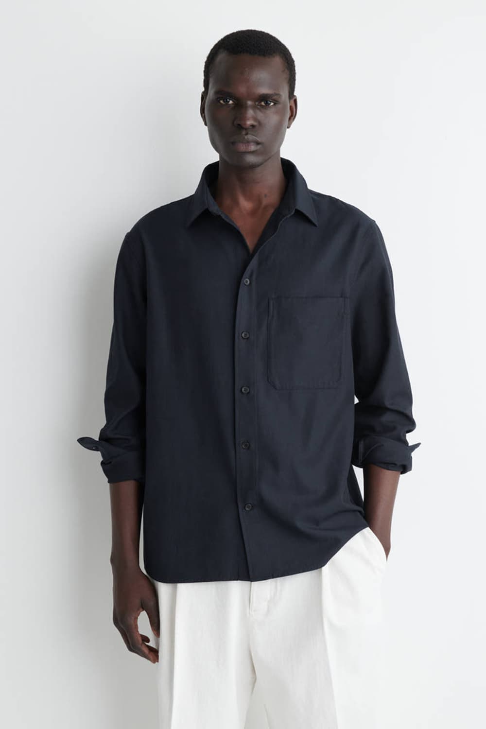 Cos 릴랙스드 트윌 셔츠 상품이미지1