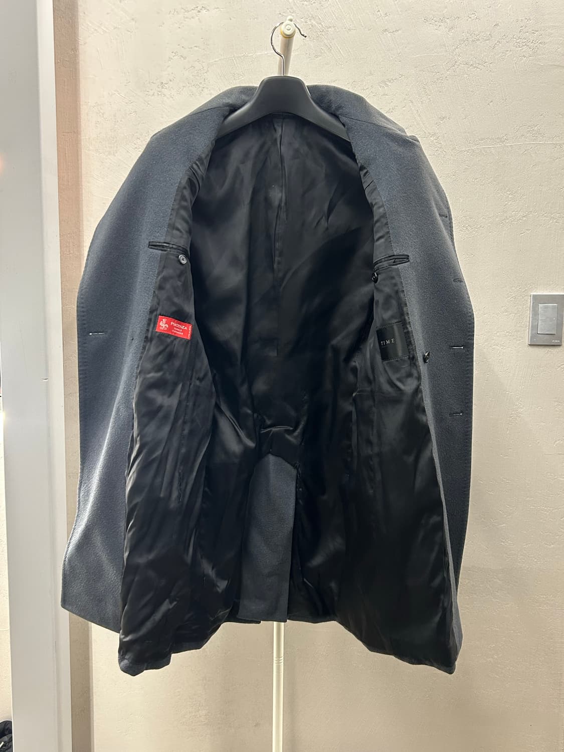 TIME 타임 남성 더블 코트 다크그레이 상품이미지7