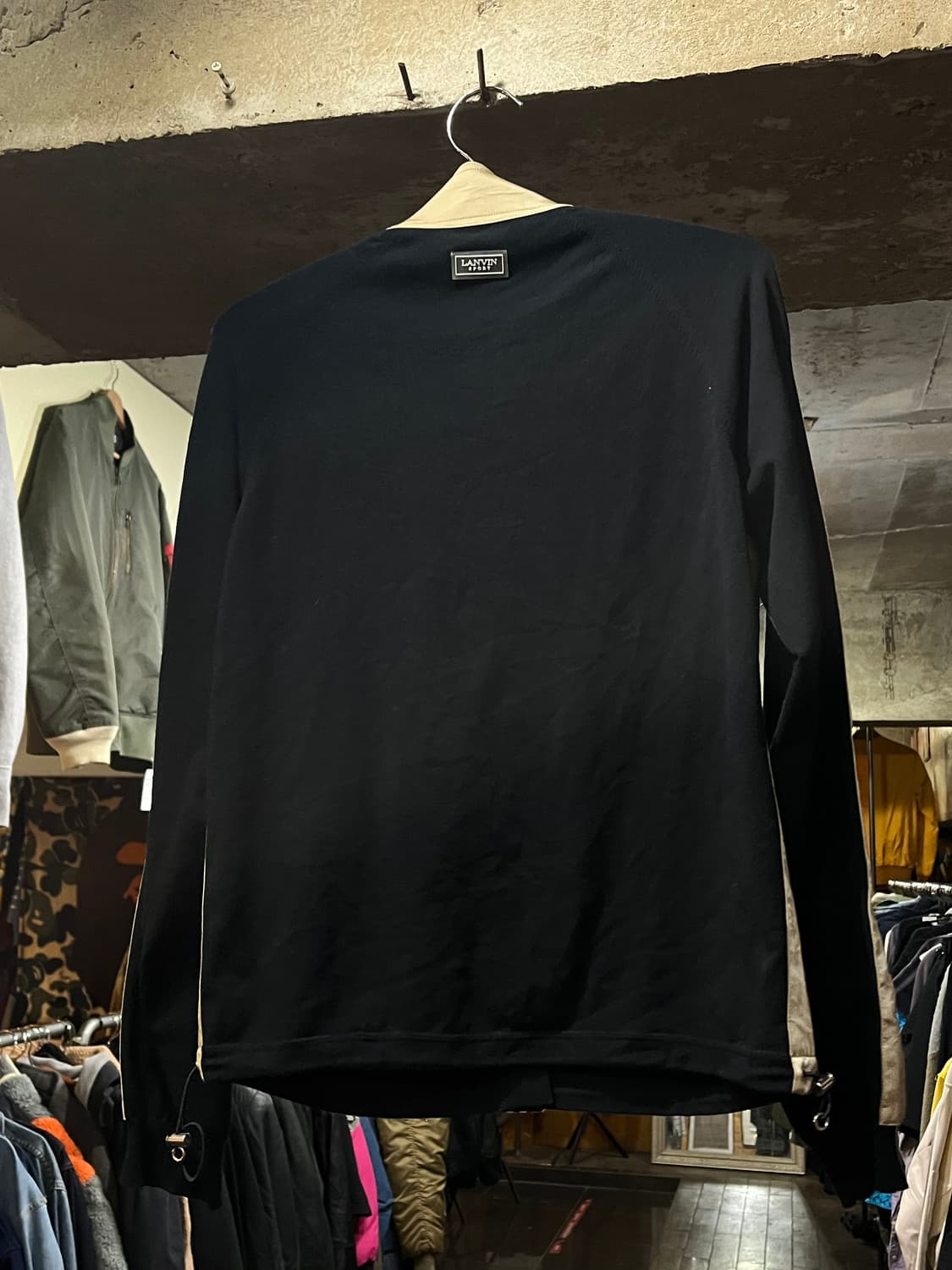 00s LANVIN 랑방 포인트 집업 자켓 40 상품이미지5