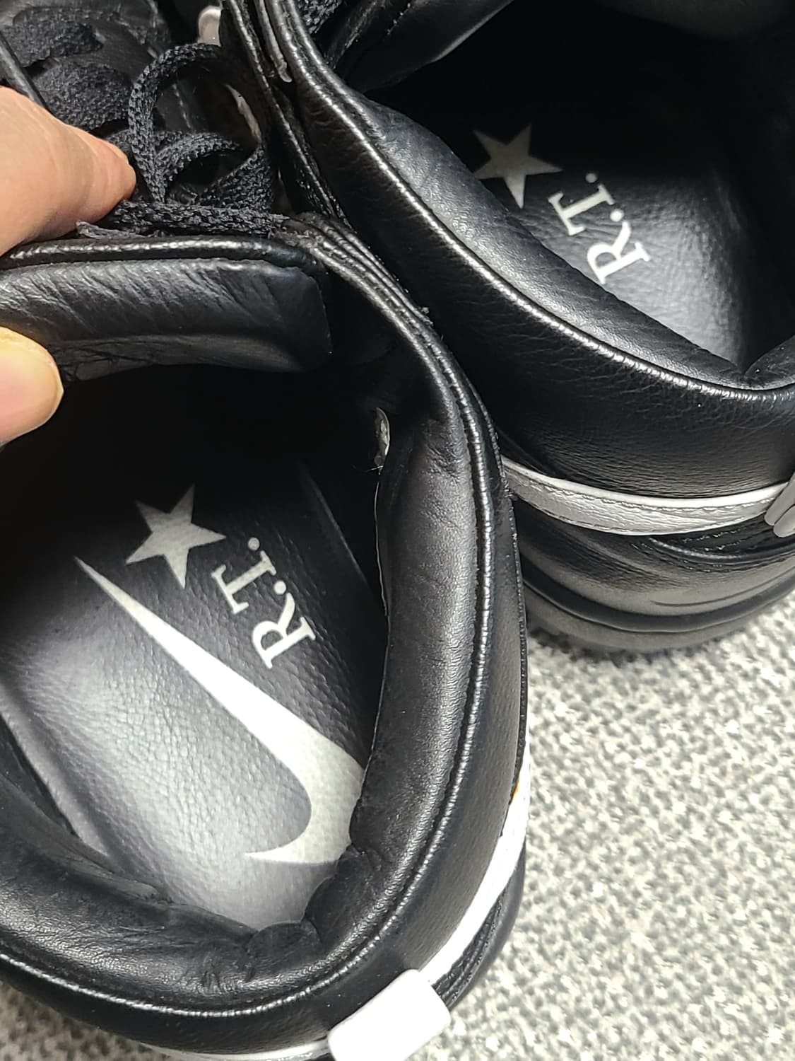 나이키 x 리카르도 티시 덩크 럭스 척카 블랙 270mm 상품이미지5