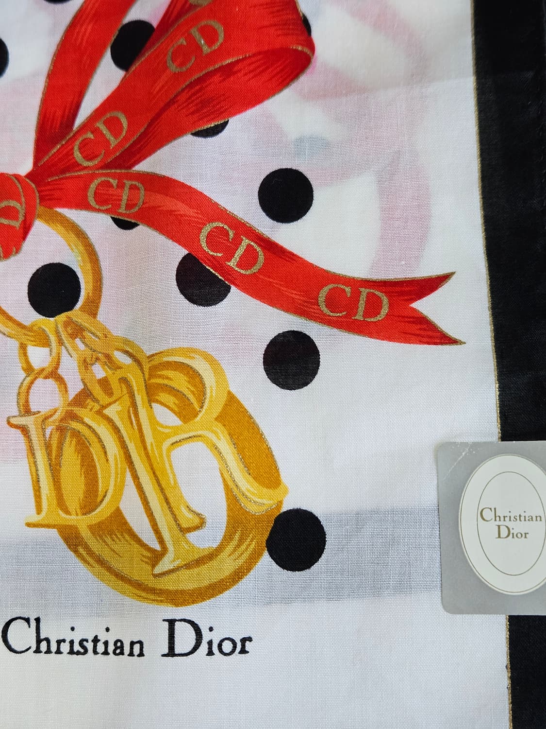 크리스챤 디올 도트 손수건 상품이미지6