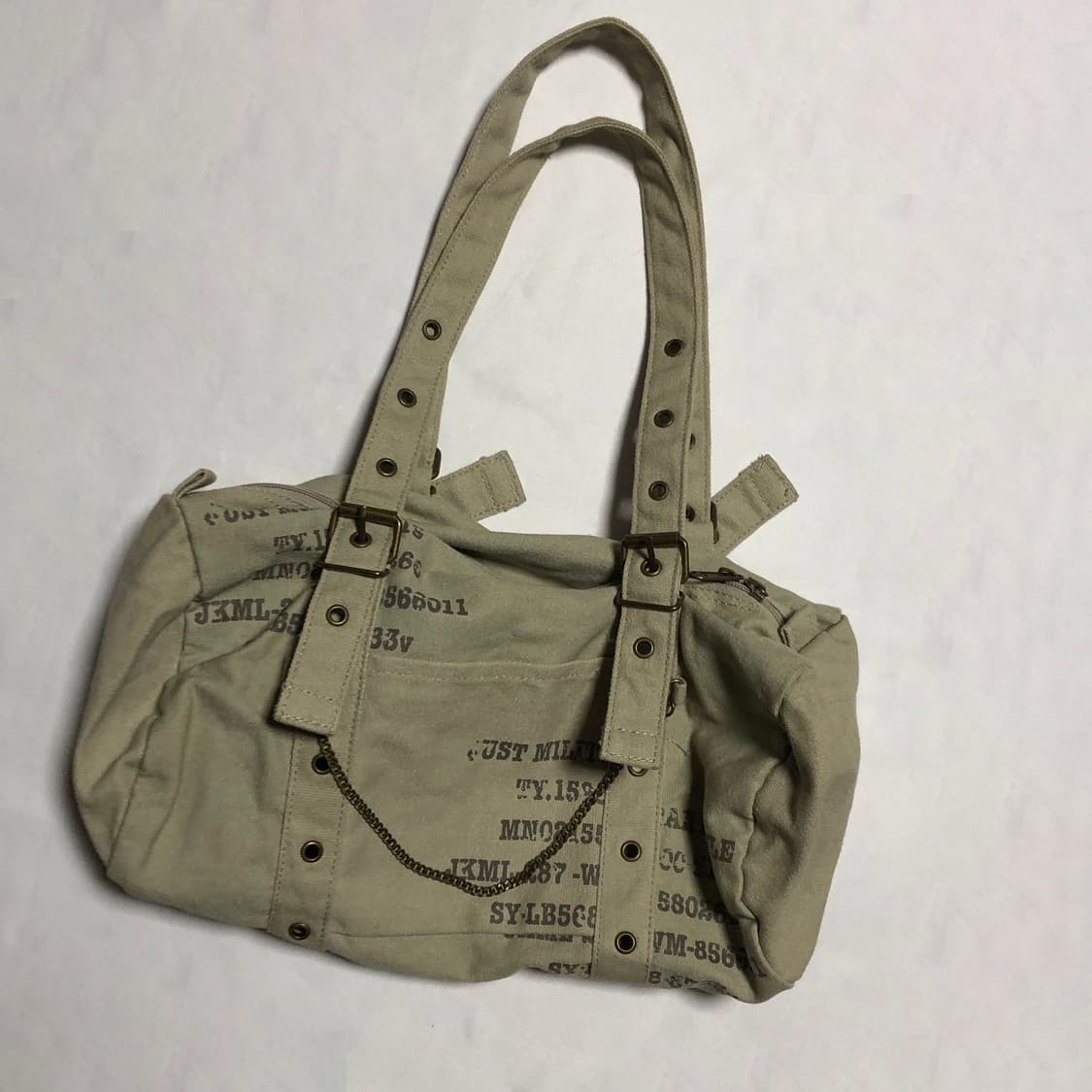 밀리터리 레터링 숄더백  상품이미지2