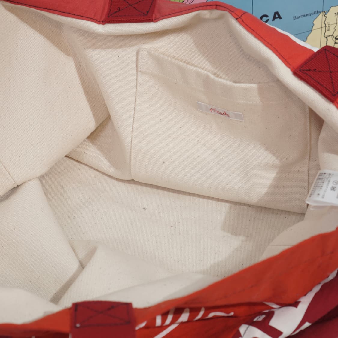 Freada Japan 빈티지 패브릭 리메이크 백 상품이미지6