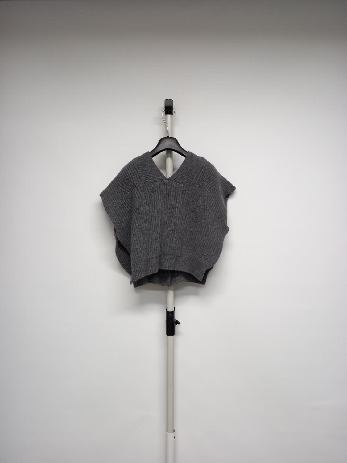 새 모에 MOE 춘추동 캐시미어블랜 숏 베스트 F 44-77 상품이미지2