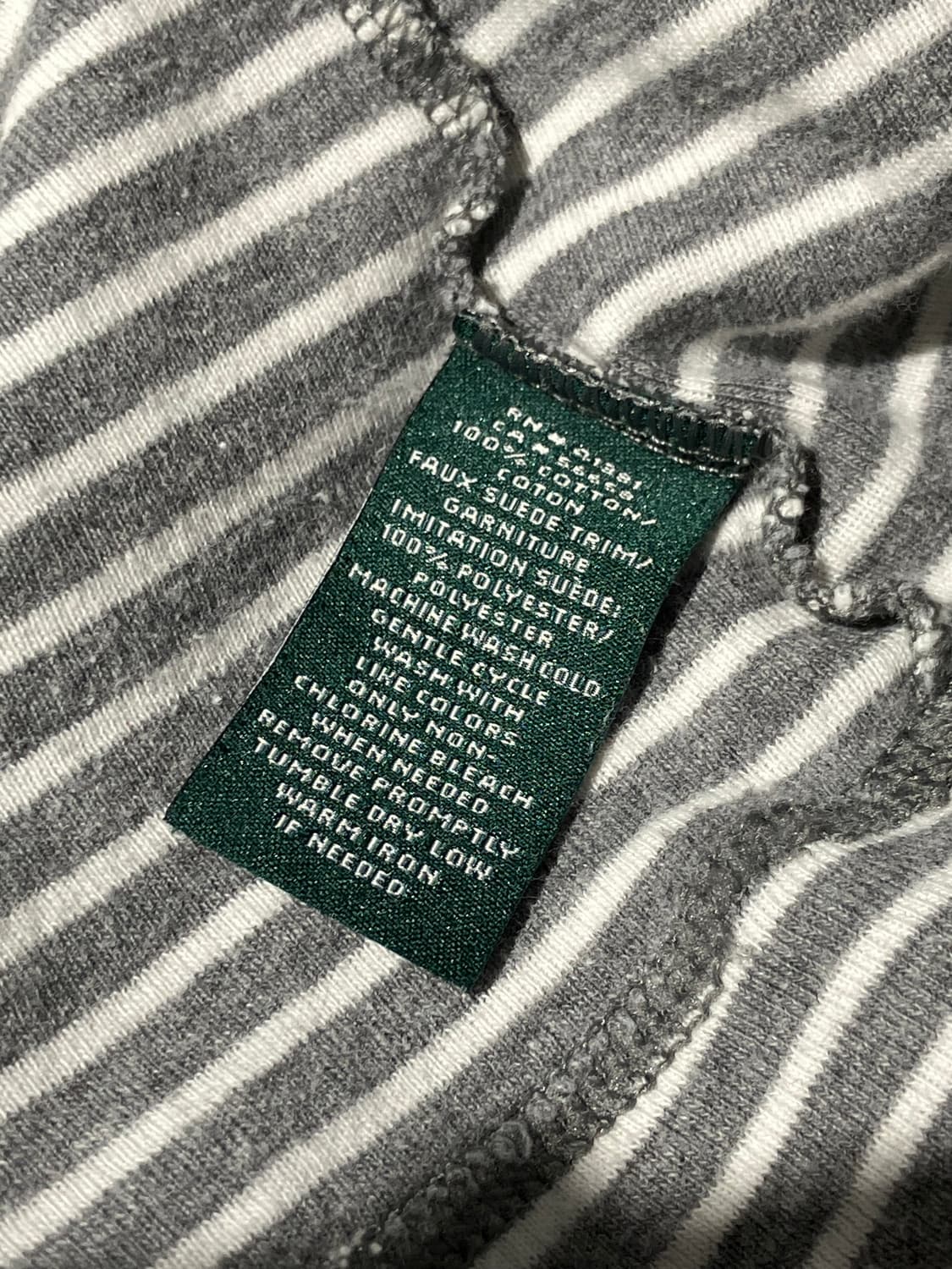 Ralph Lauren 숄더 지퍼 스트라이프 롱슬리브 상품이미지10