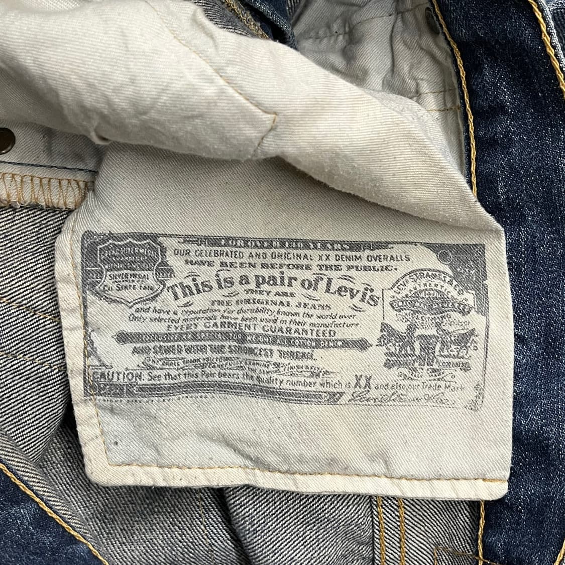 [정품] 리바이스 워싱 데님 청바지 b8 상품이미지6