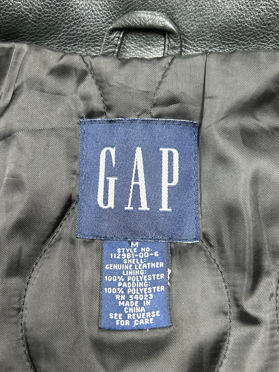 올드갭 레더 카코트 상품이미지4