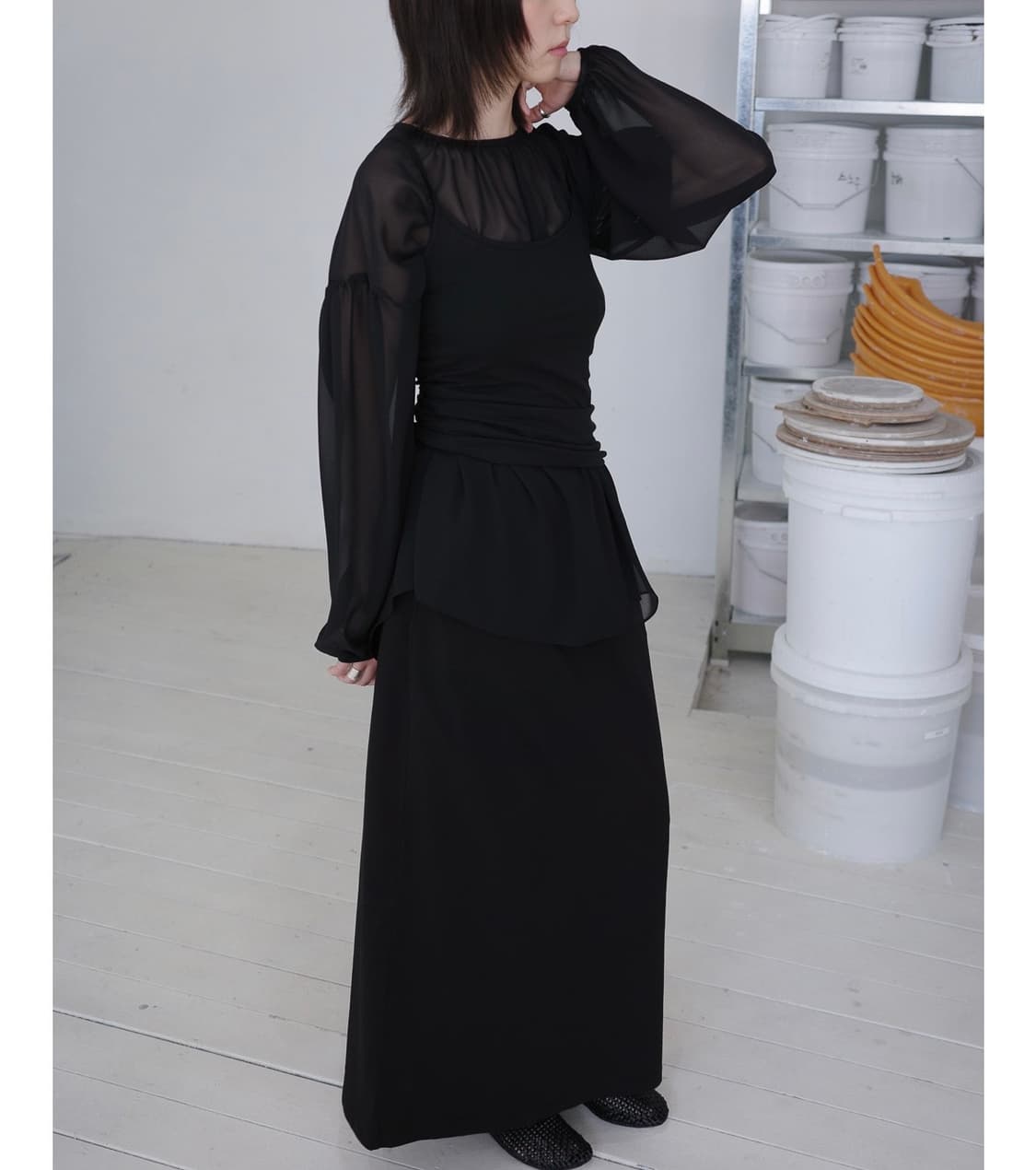 TAEY. 태이 Soft Long Skirt 상품이미지1