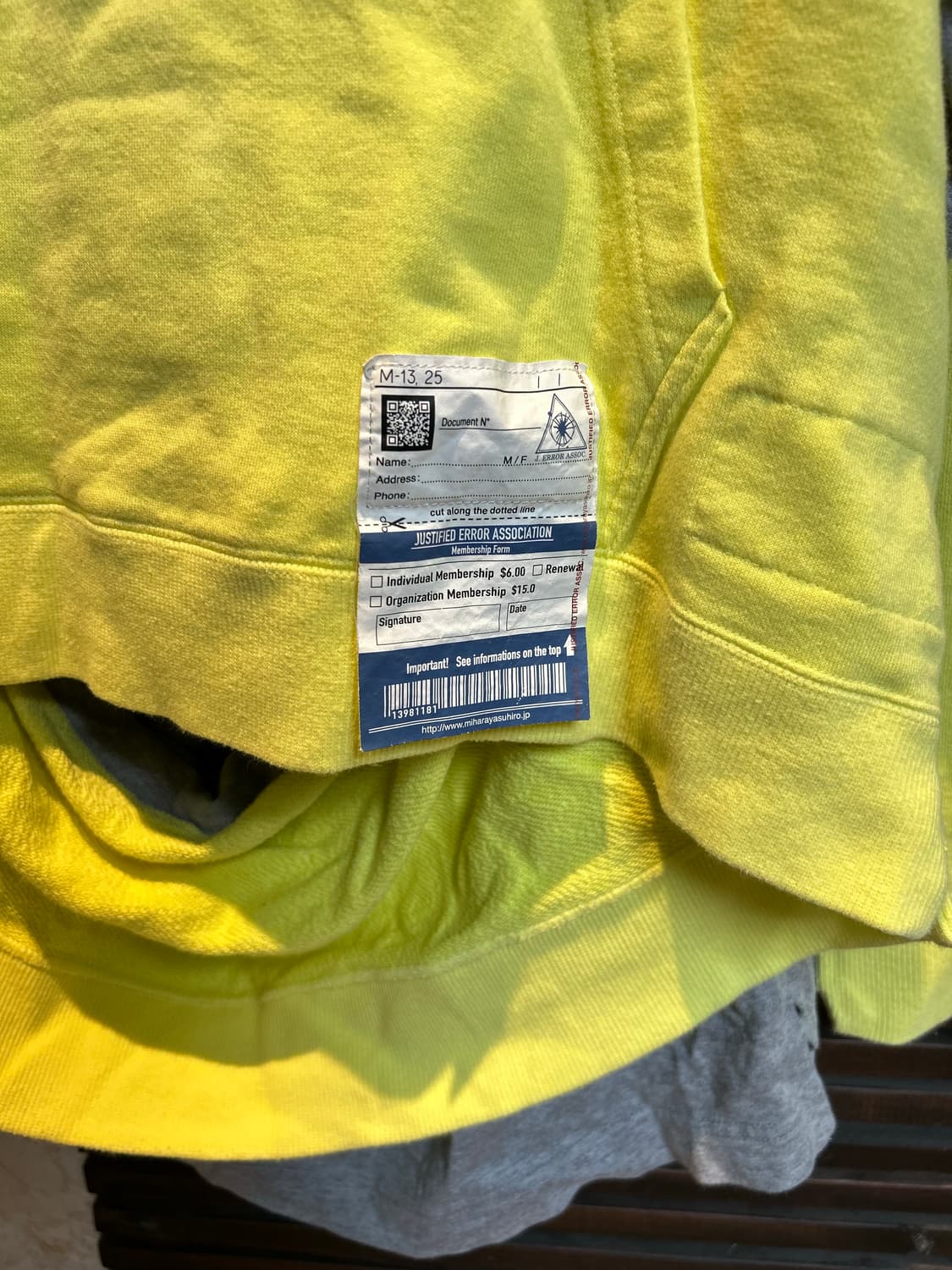 mihara yasuhiro 미야라 야스히로 후드 상품이미지4